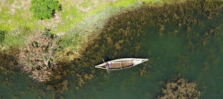 云南石屏：异龙湖湿地美如画卷